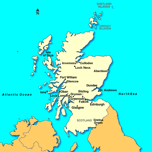 Scotland Map